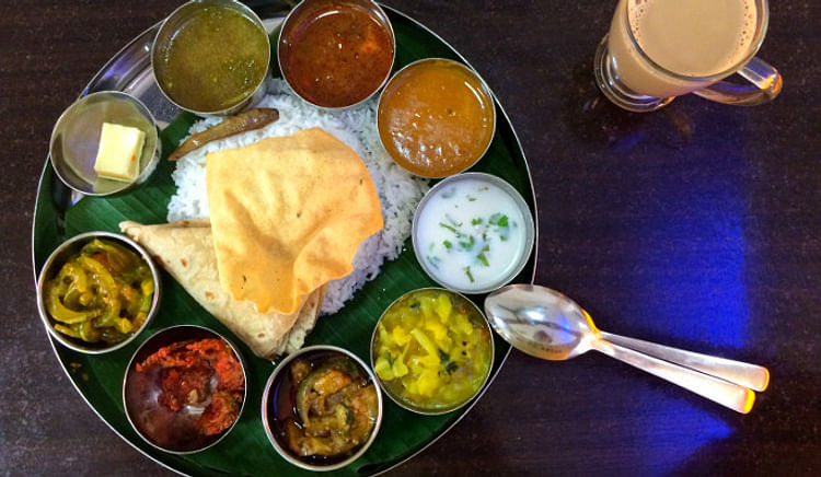 South Indian Thali, Rajasthani, Keralite and North Indian thalis on offer