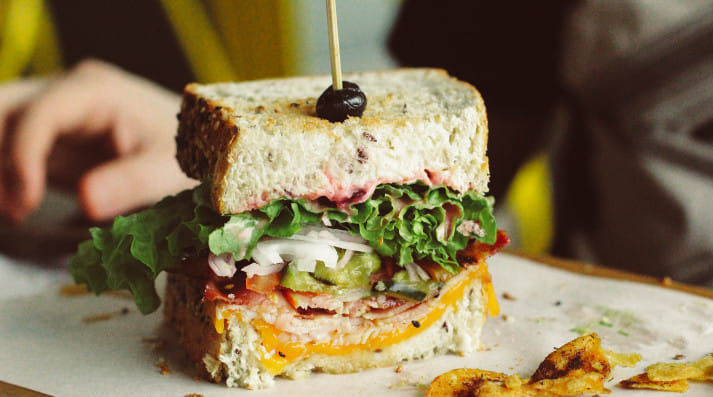 Sandwiches are the most common fast food and it’s the ultimate on-the-go food