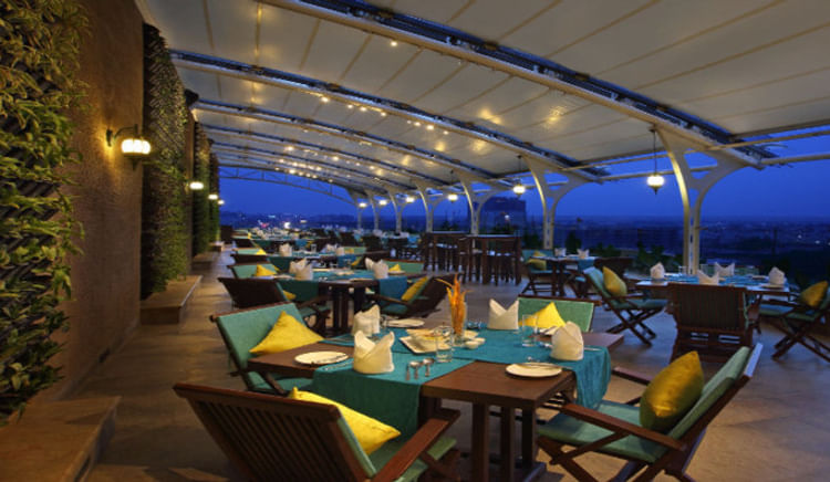 Check out the great view from the top at these restaurants in Ahmedabad - Earthen Oven, @Nine, Sphere Lounge, Blue and Sizzante!