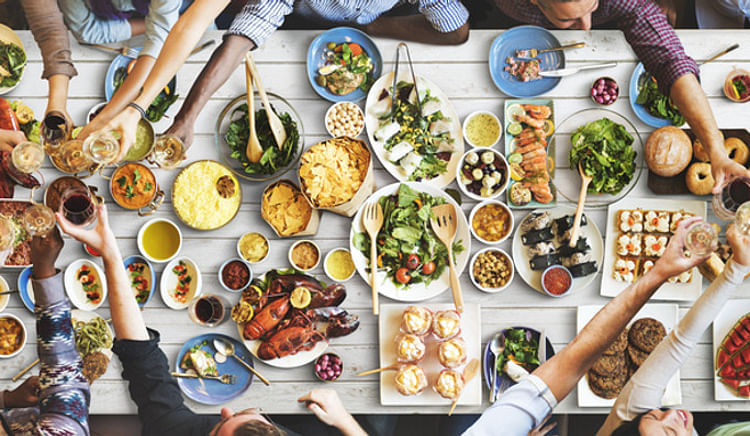 Relive fun moments with friends as you relish a memorable meal together