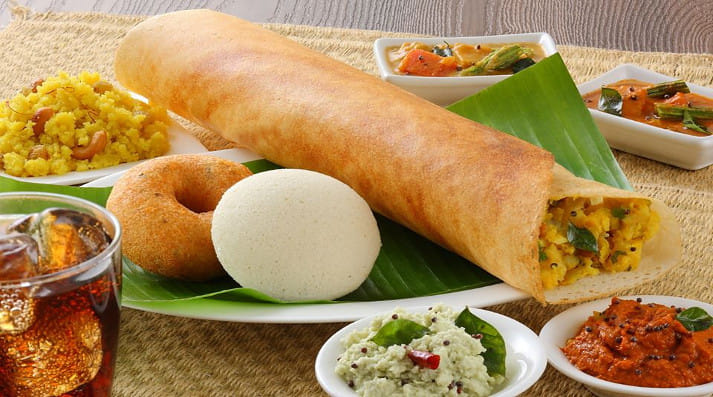 The city boasts of many restaurants serving delicious South Indian fare