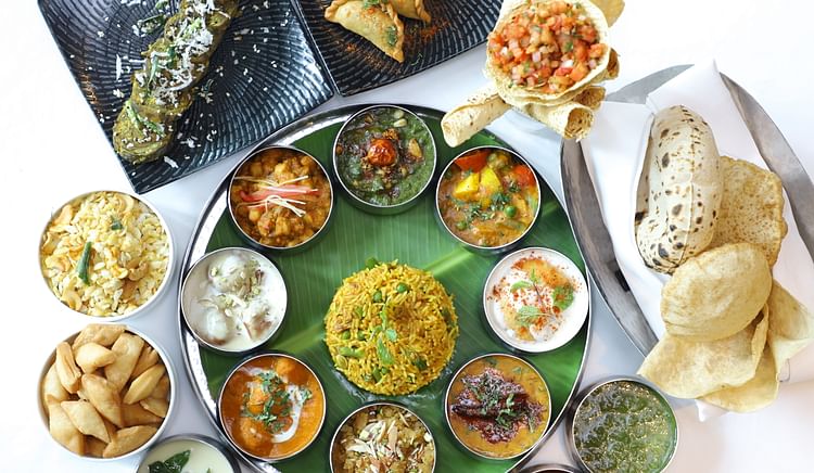 Celebrate the festival with a sumptuous Vegetarian meal
