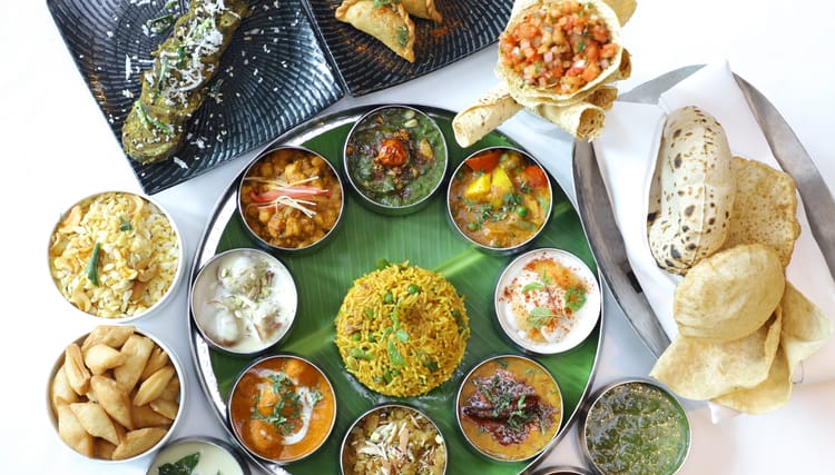 Celebrate the festival with a sumptuous Vegetarian meal
