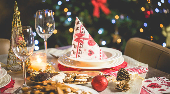Soak up the Christmas festive spirit as you dig into decadent treats