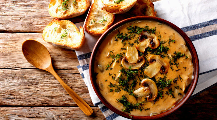 Soup options for vegetarians to enjoy and keep warm