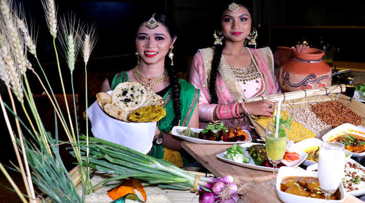 The special menu offers traditional delicacies coupled with regional favourites