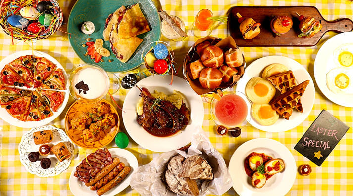 Indulge in sumptuous brunches as you celebrate Easter