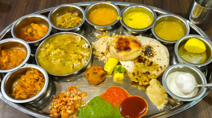 Places to go for tasty vegetarian buffets in Ahmedabad 