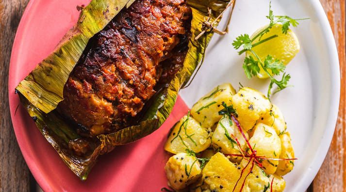 Kolkata loves various dishes wrapped in leaves!