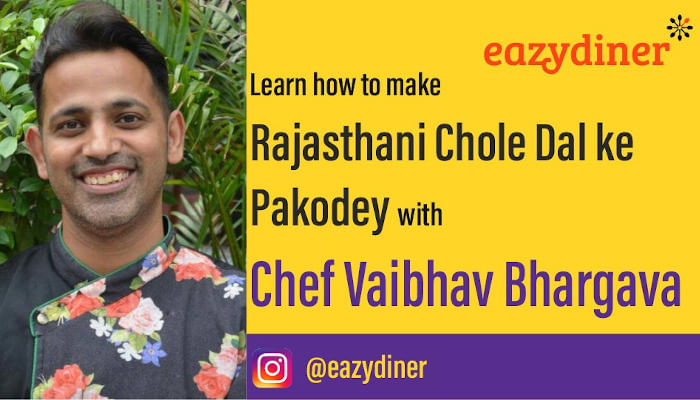 Rajasthani Chole Dal ke Pakode recipe by Chef Vaibhav Bhargava