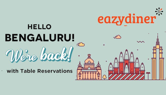 Get ready to visit your favorite EazySafe+ certified restaurants in Bengaluru