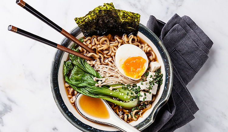 A hearty bowl of Ramen is just what you need in this gloomy winter weather