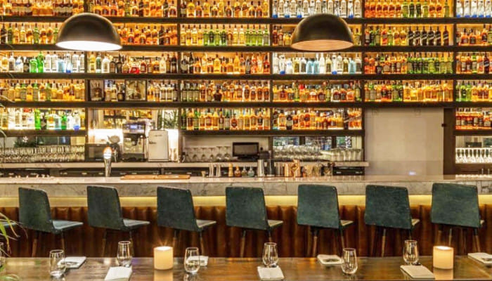 Its always cocktail hour at this chic bar in Gurgaon