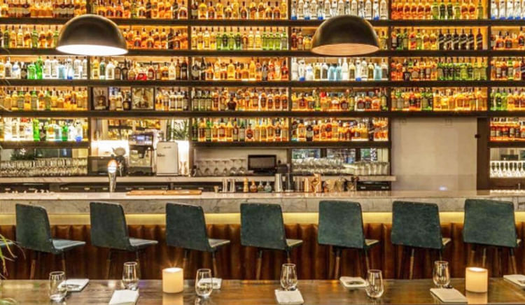 Its always cocktail hour at this chic bar in Gurgaon