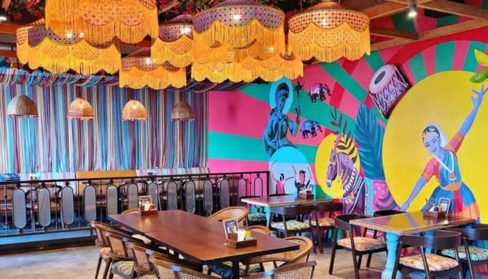 Witness a beautiful meld of culture, flavors, and traditions at this vibrant dining destination in Gurgaon
