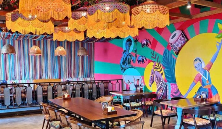 Witness a beautiful meld of culture, flavors, and traditions at this vibrant dining destination in Gurgaon