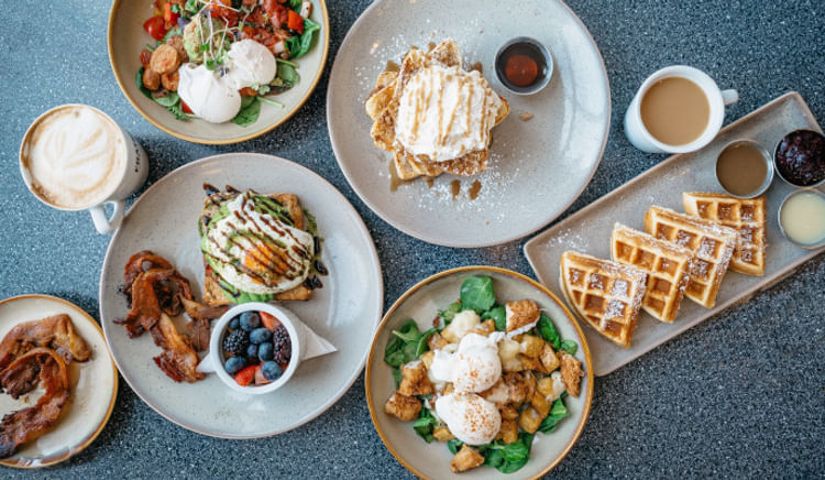 Enjoy a scrumptious morning meal at these break fast places in the coastal state.