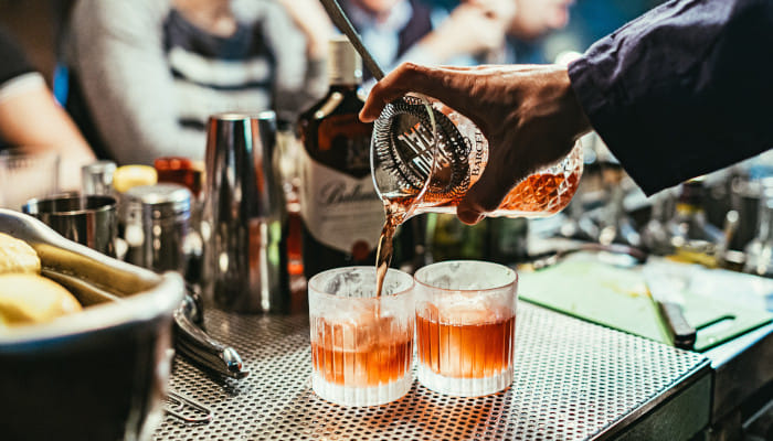 Great cocktails, music and food near you