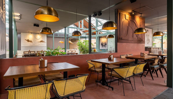 Enjoy a cozy getaway and relish global delicacies and craft cocktails!