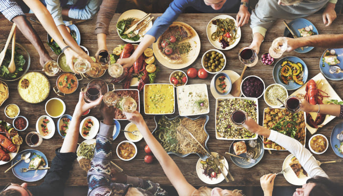 A buffet is always a great adventure for food lovers