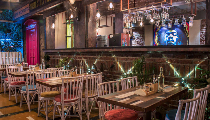 Join the Hippie Tribe for sumptuous food, heady drinks and chilled vibes at this high energy destination in the city