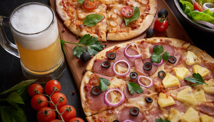 Save this collection if you're all about beer and pizza