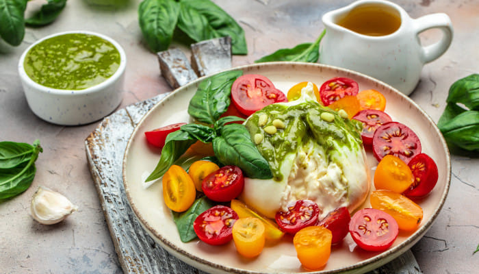 Indulge in the velvety sophistication of burrata and some of the best Italian food in Delhi NCR