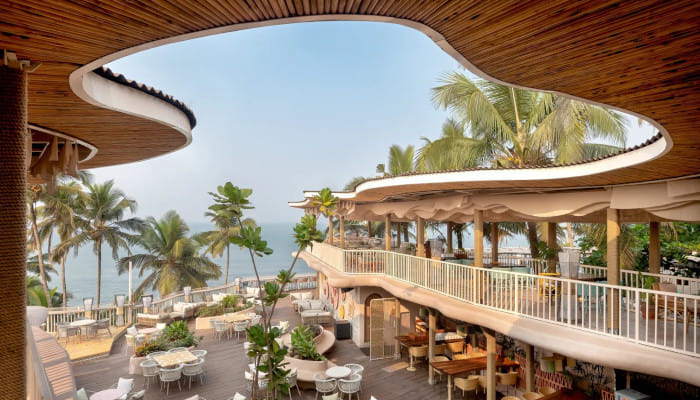 Enjoy astonishing sundowners and beachy views with delicious food and lip-smacking cocktails
