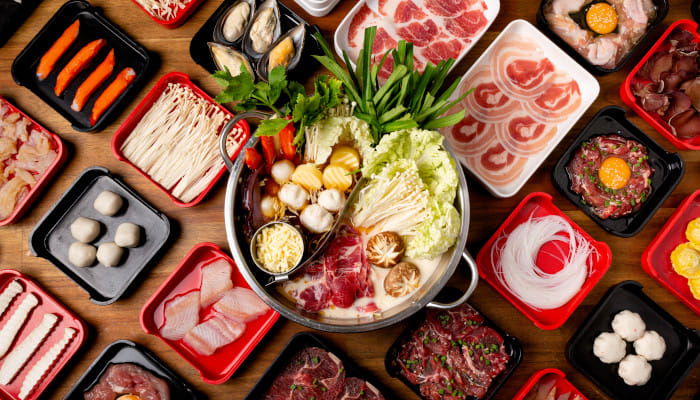 Savor the flavors of Asia with sizzling hot pots