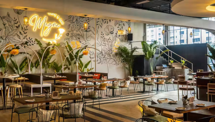 Experience the old-world charm with greenery and deliciousness around