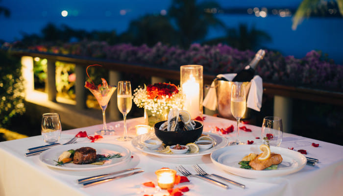 The perfect pairing: love, food, and breath-taking views