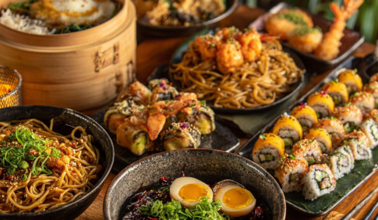 A handpicked selection of restaurants celebrating the vibrant flavours of Asia