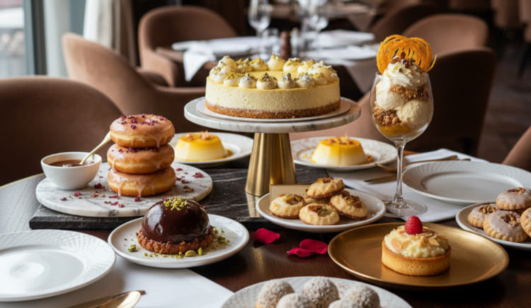 A symphony of tradition and innovation on the dessert plate