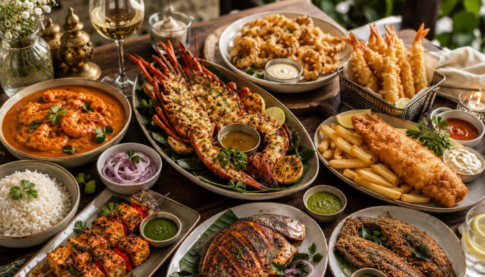 Feast on the freshest catch, signature Goan recipes, and spectacular views at these dining destinations