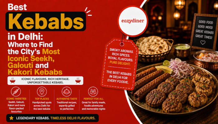 6 kitchens across Delhi NCR serving the city's most iconic seekh, mutton, and Awadhi kebabs