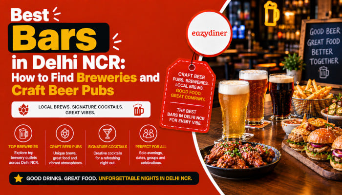 Your area-by-area guide to Delhi NCR's cocktail bars, microbreweries and late-night pubs