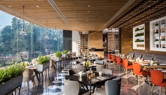 Six brunch spots across Delhi NCR, from a Shangri-La buffet to a Noida desi breakfast, with opening times, costs and current EazyDiner offers