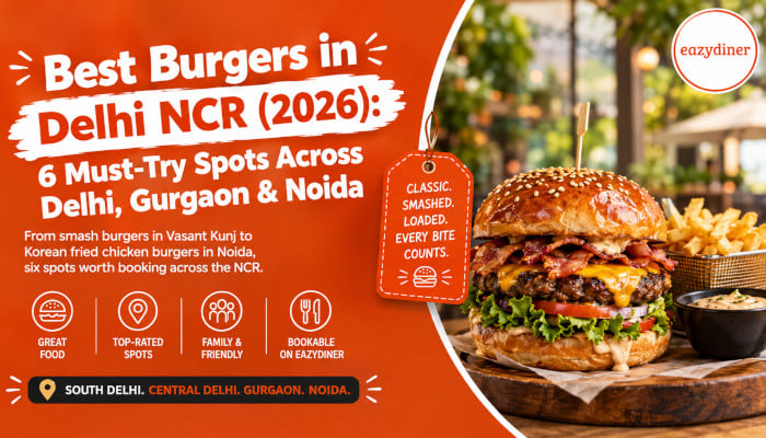 From smash burgers in Vasant Kunj to Korean fried chicken burgers in Noida, six spots worth booking across the NCR