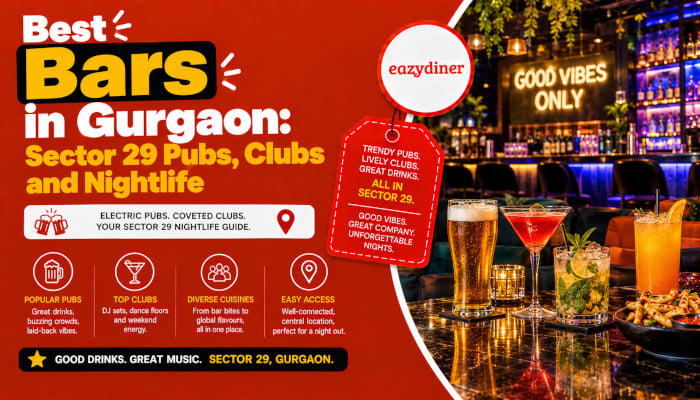 From a hotel bar to a late-night club, five Sector 29 bars worth booking in Gurgaon