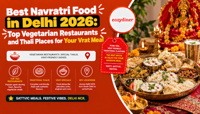 Six Delhi restaurants for vrat thalis, vegetarian plates and festive meals from 11 to 19 October