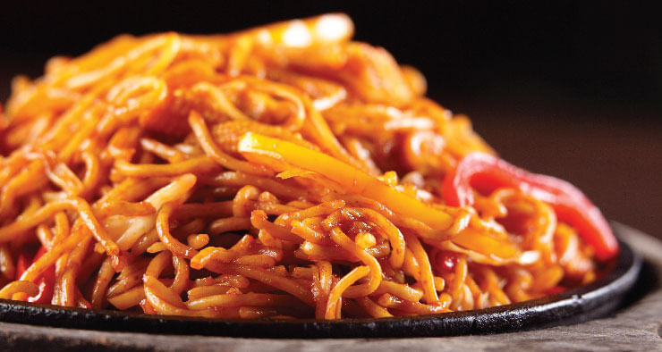 Indian style chinese food