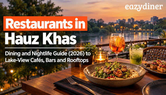 Restaurants in Hauz Khas: Dining and Nightlife Guide (2026) to Lake-View Cafés, Bars and Rooftops