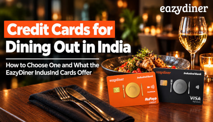 Credit Cards for Dining Out in India: How to Choose One and What the EazyDiner IndusInd Cards Offer