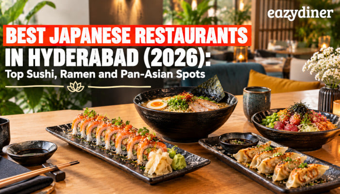 Explore Hyderabad’s best Japanese restaurants for sushi, ramen and Pan-Asian favourites, from authentic Japanese flavours to contemporary dining experiences