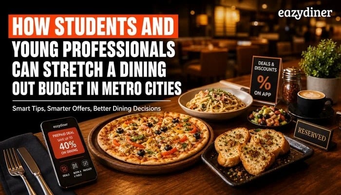 Students and young professionals can save on dining out with smarter choices