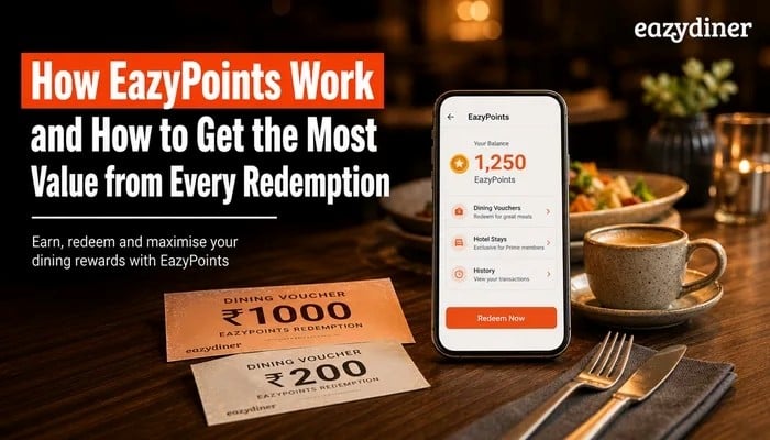 EazyPoints can help frequent diners unlock dining vouchers and hotel stays