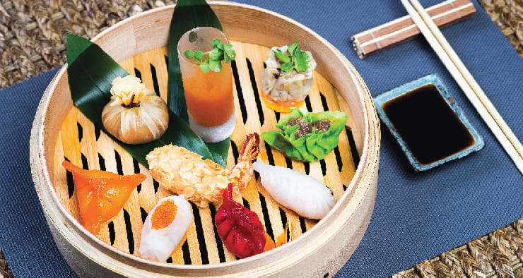 5 different kinds of dim sums