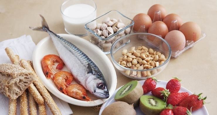 Most common food allergies