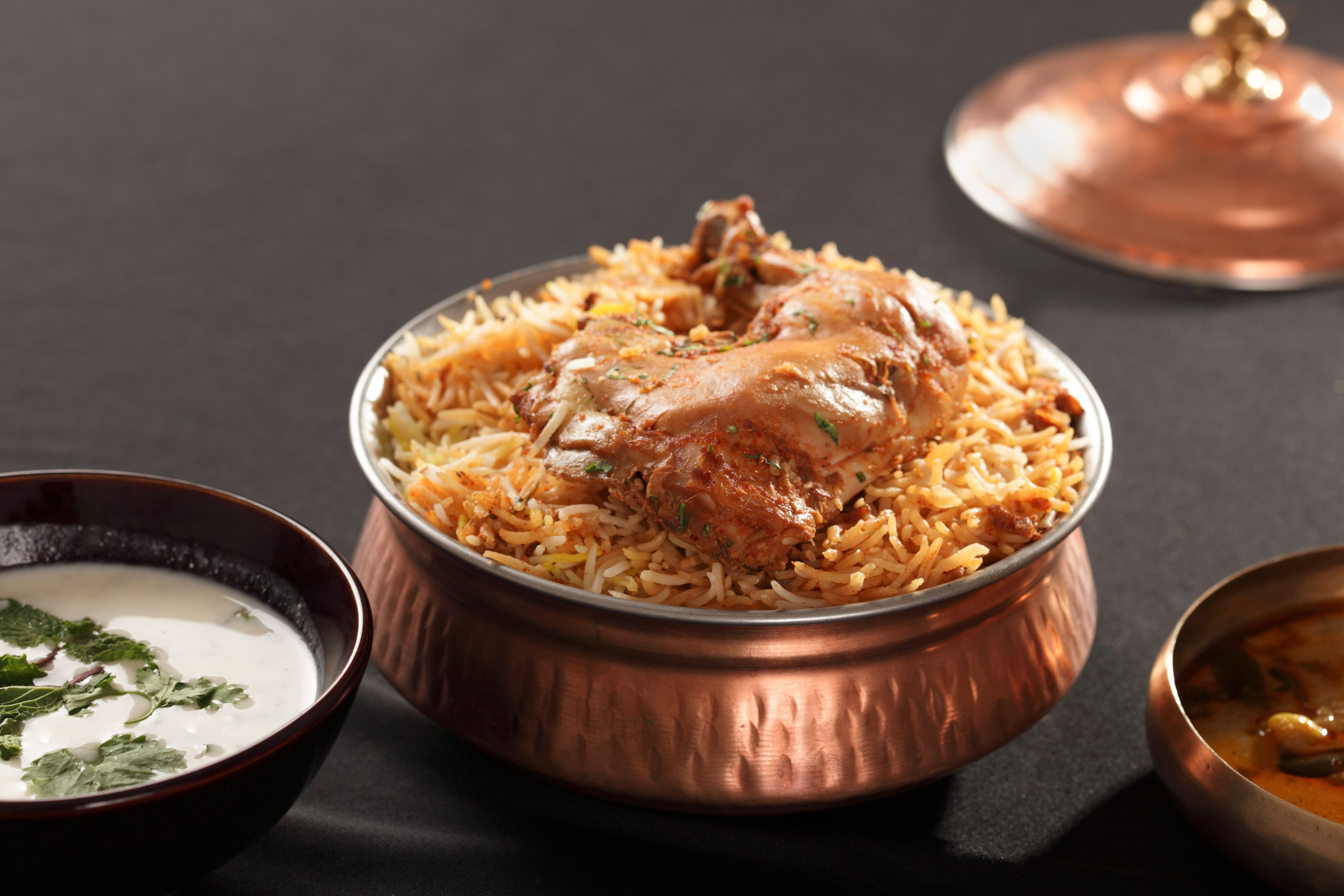 The different types of South Indian biryanis