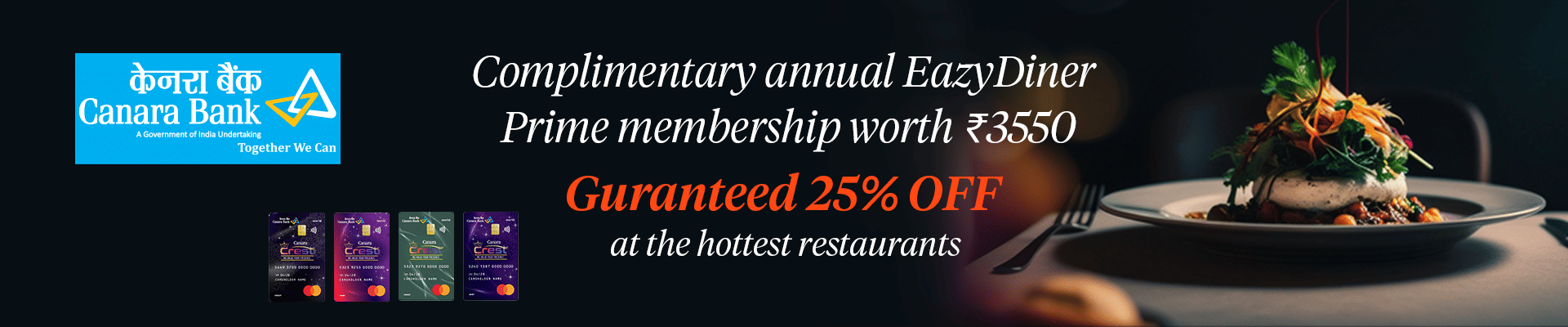 EazyDiner Banner